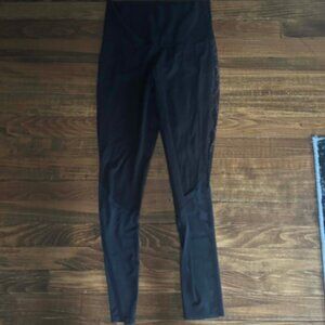 Sheron Designs Snake print mesh leggings